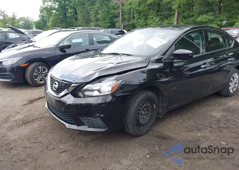 2016 Nissan Sentra S из США, поврежденный, VIN 3N1AB7AP8GY237681